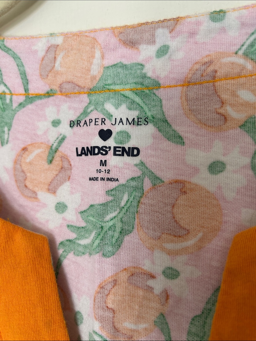 NWOT Draper James x Lands End Orange Blossom Cotton Beach Cover Up - Picture 4 of 10